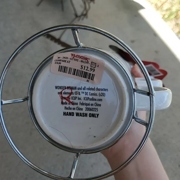 Marvel Wonder Woman Staking Mugs Set Of 4 New W Tag - Picture 7 of 8